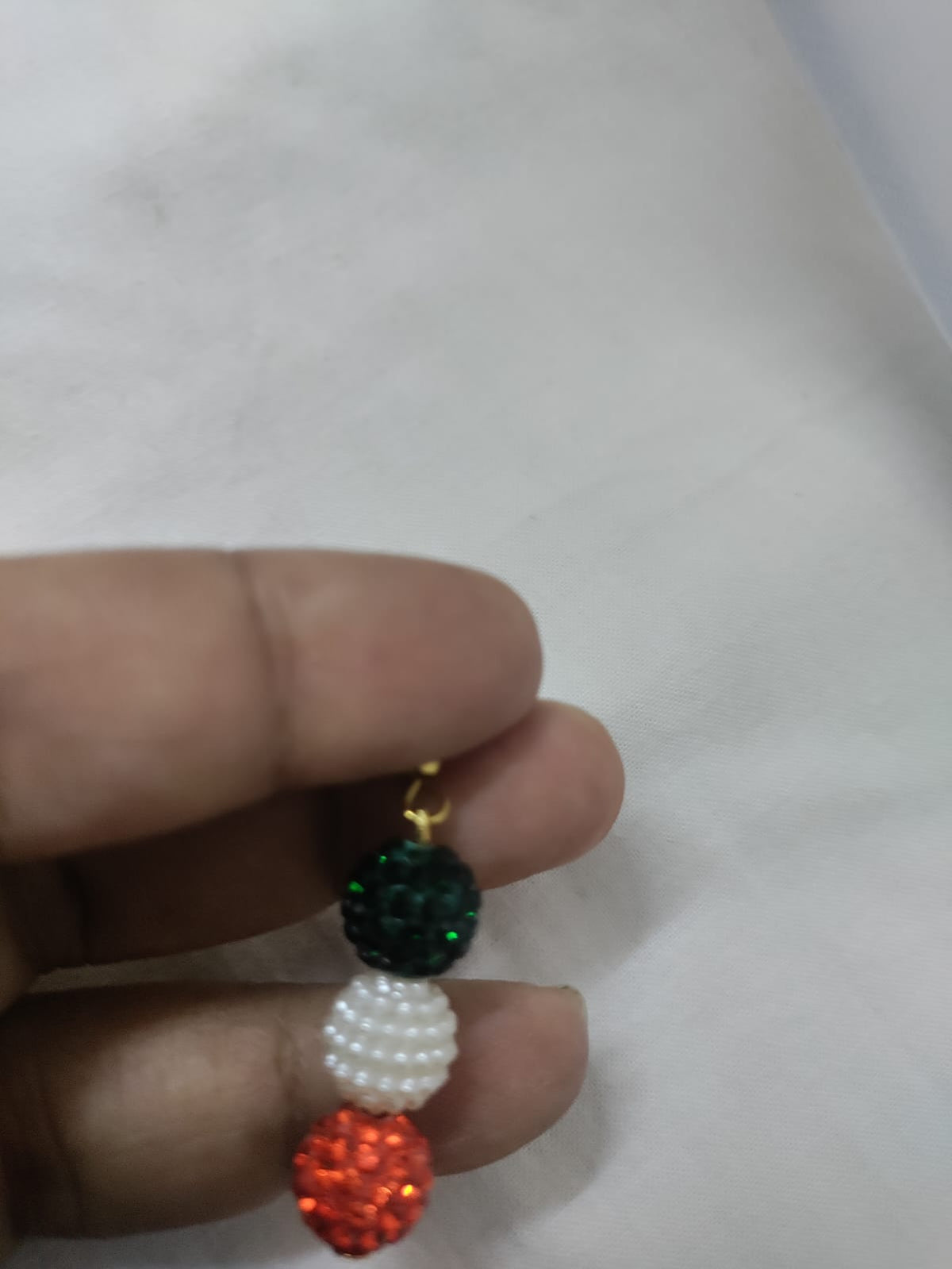 Beautiful tricolor earring [SKU00004]