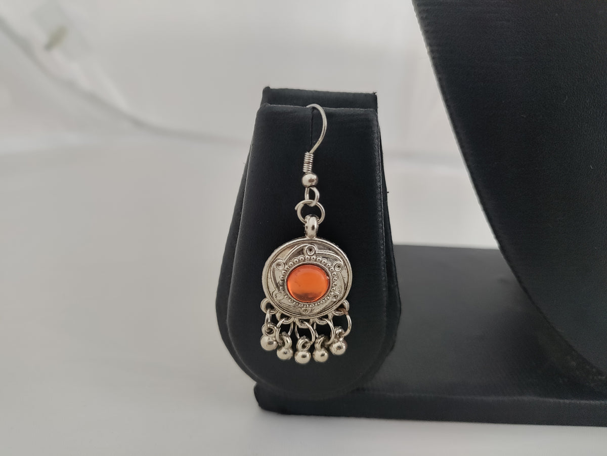 Stunning pink and orange choker set [SKU00045]