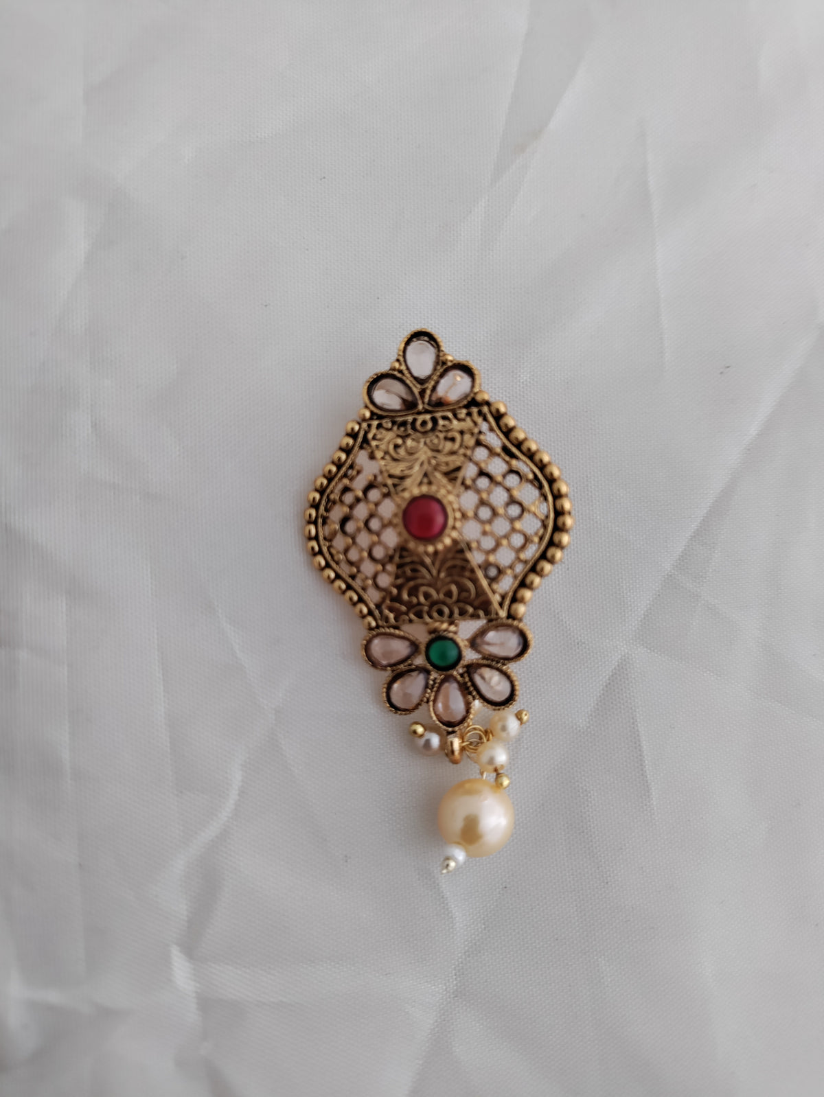 Kundan sari pins