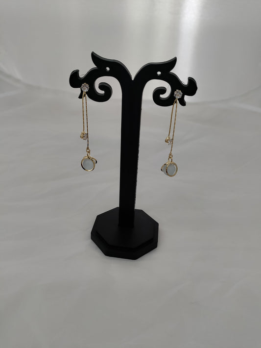 Trendy long earrings