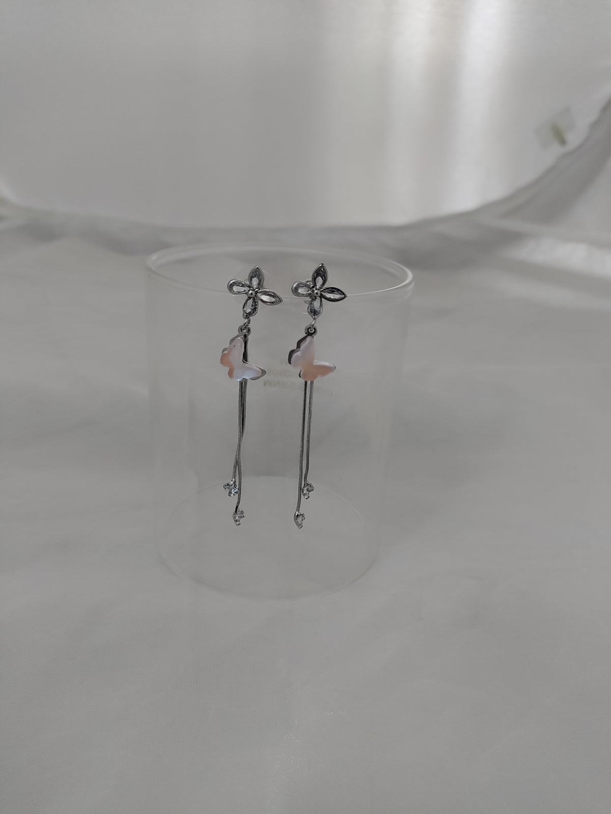 Long butterfly earrings