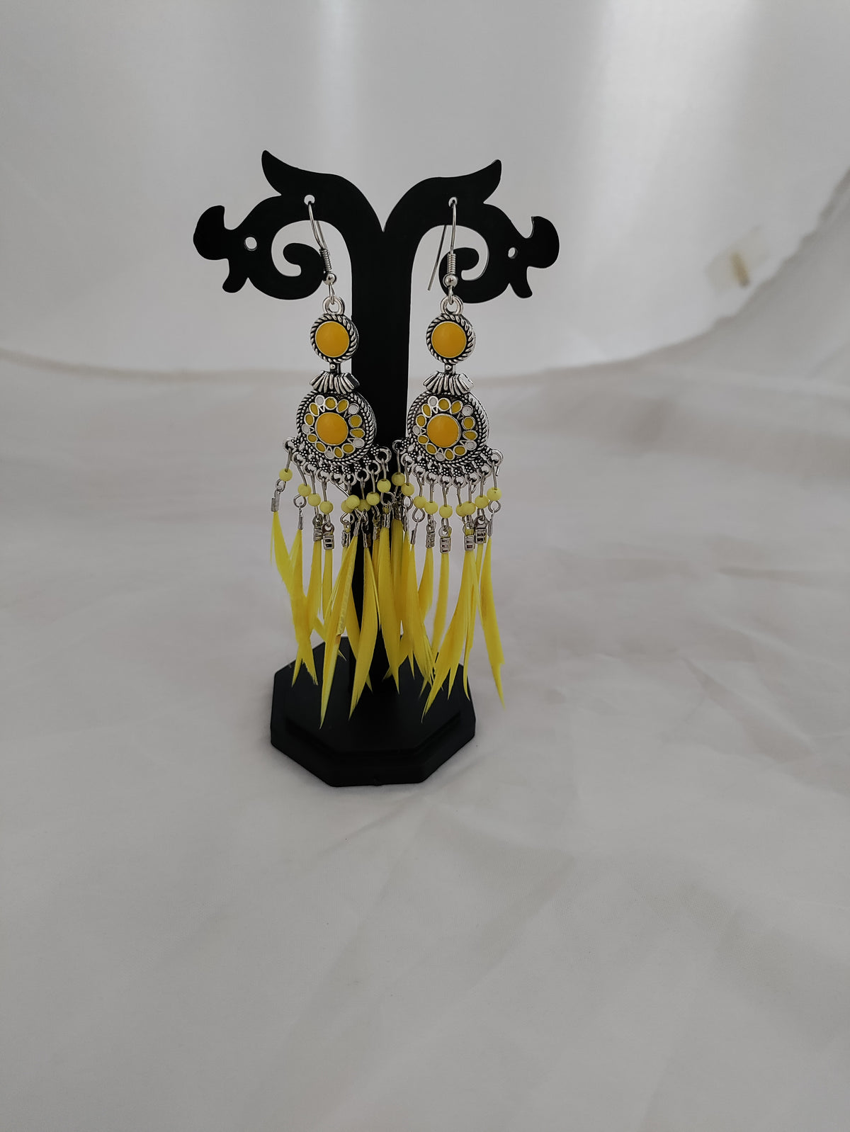 Beautiful light weight silver earrings in eye-catching colors